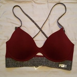 Pink Victoria's Secret Bonded Push Up 34D
